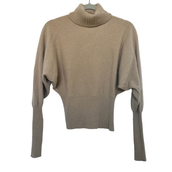 J.Crew Sweaters - J. Crew 100% Cashmere Turtleneck Sweater in Tan Size Large